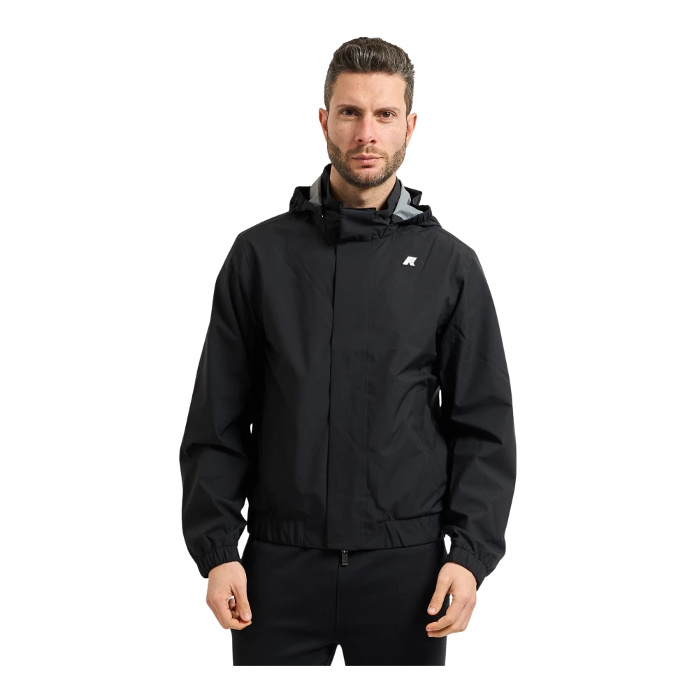 K-Way Uomo Nero Giacche, Xl, New,