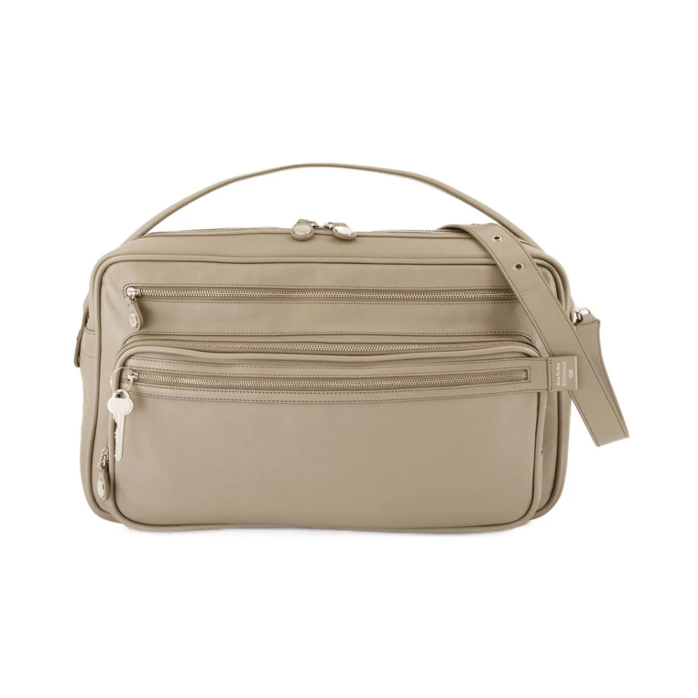 Acne Studios Unisex Beige Camero Camera Shoulder Bag - Handbags - One Size - Bags