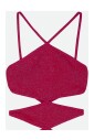 fuchsia-gekruiste-band-cut-out-jurk