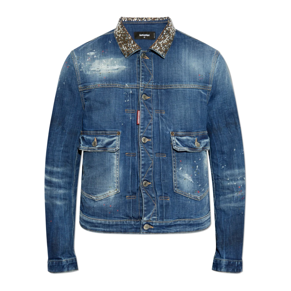 Jackets > Denim Jackets - - Dsquared2 - Modalova