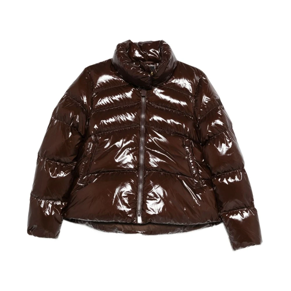 Pinko Women's Brown Winter Jackets, S, Mirco Jacket