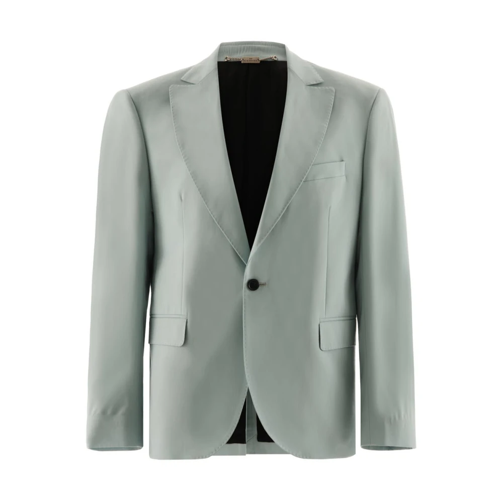 John Richmond Single-breasted blazer met klassieke revers Blue Heren