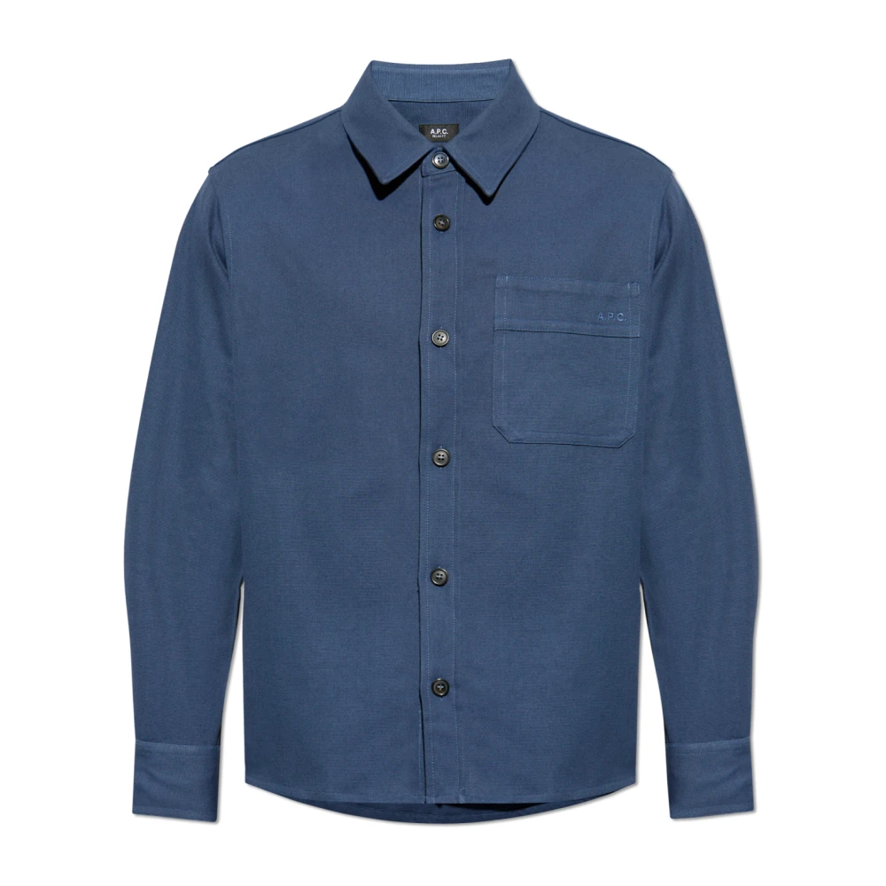 A.p.c. Shirt Basile Blue Heren