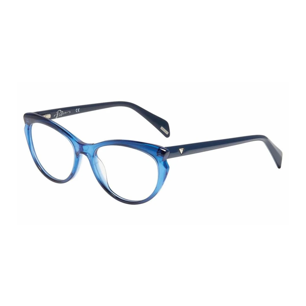 Police Blauwe Kunststof Frames met Wijzerplaat Blue Dames
