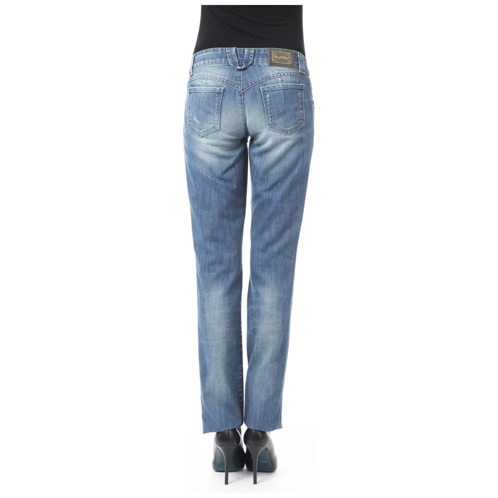 By Byblos Regular Fit Jeans met voor- en achterzakken Blue Dames