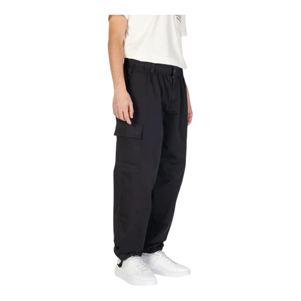 Calvin Klein Jeans Herfst Winter Herenbroek Geregenereerd Katoen Black Heren
