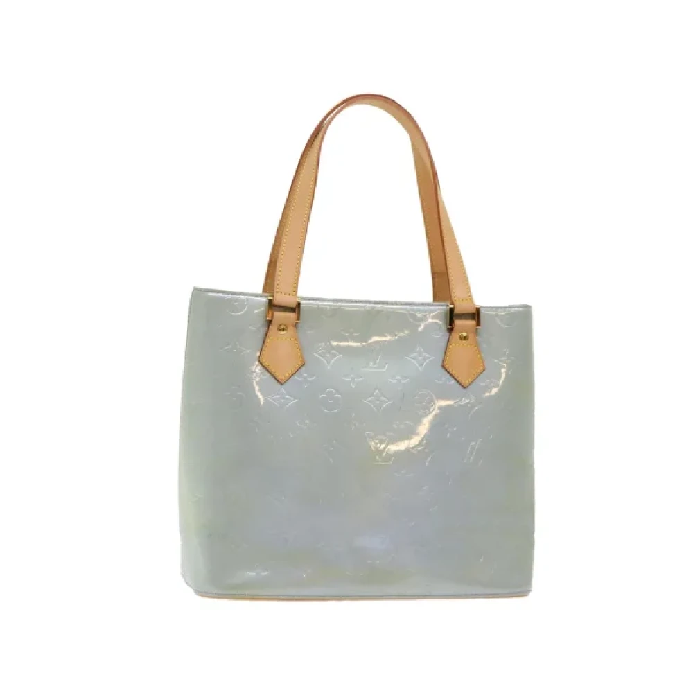 Louis Vuitton Vintage Pre-owned Leather handbags Gray Dames