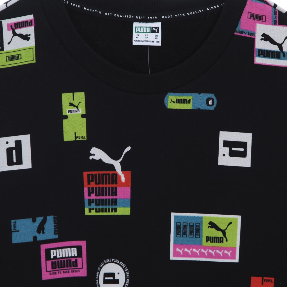 Puma Liefde Crewneck Sweatshirt All Over Print Multicolor Dames