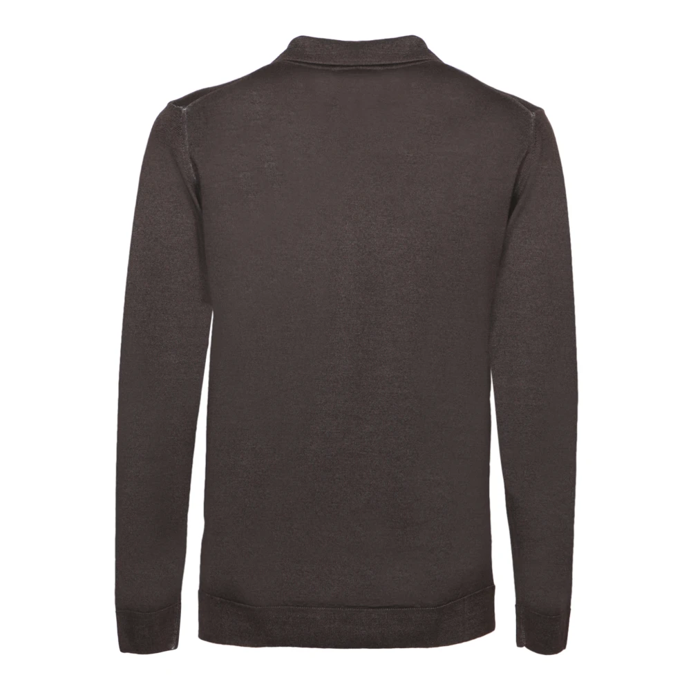 Daniele Fiesoli Bruine Merinowollen Trui Aw24 Brown Heren