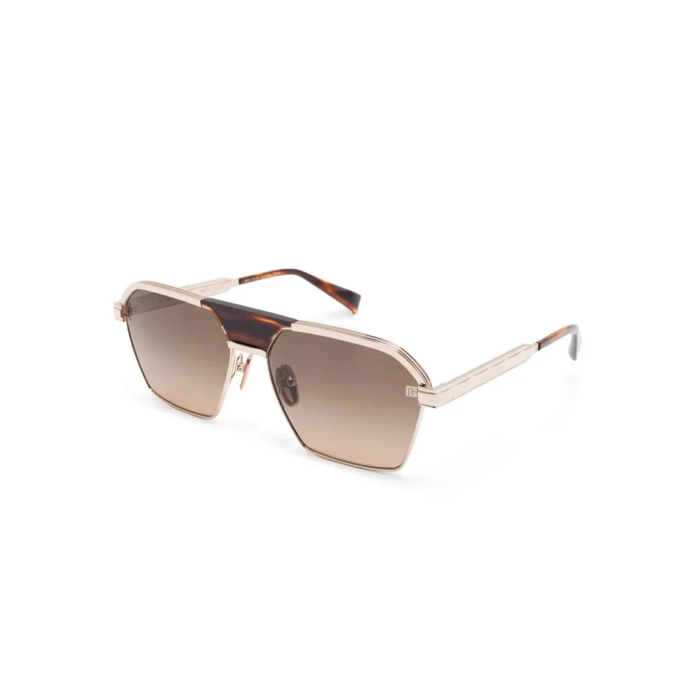 Balmain Unisex Yellow Bps177 C Sunglasses - Sunglasses - 60 Mm - Accessories