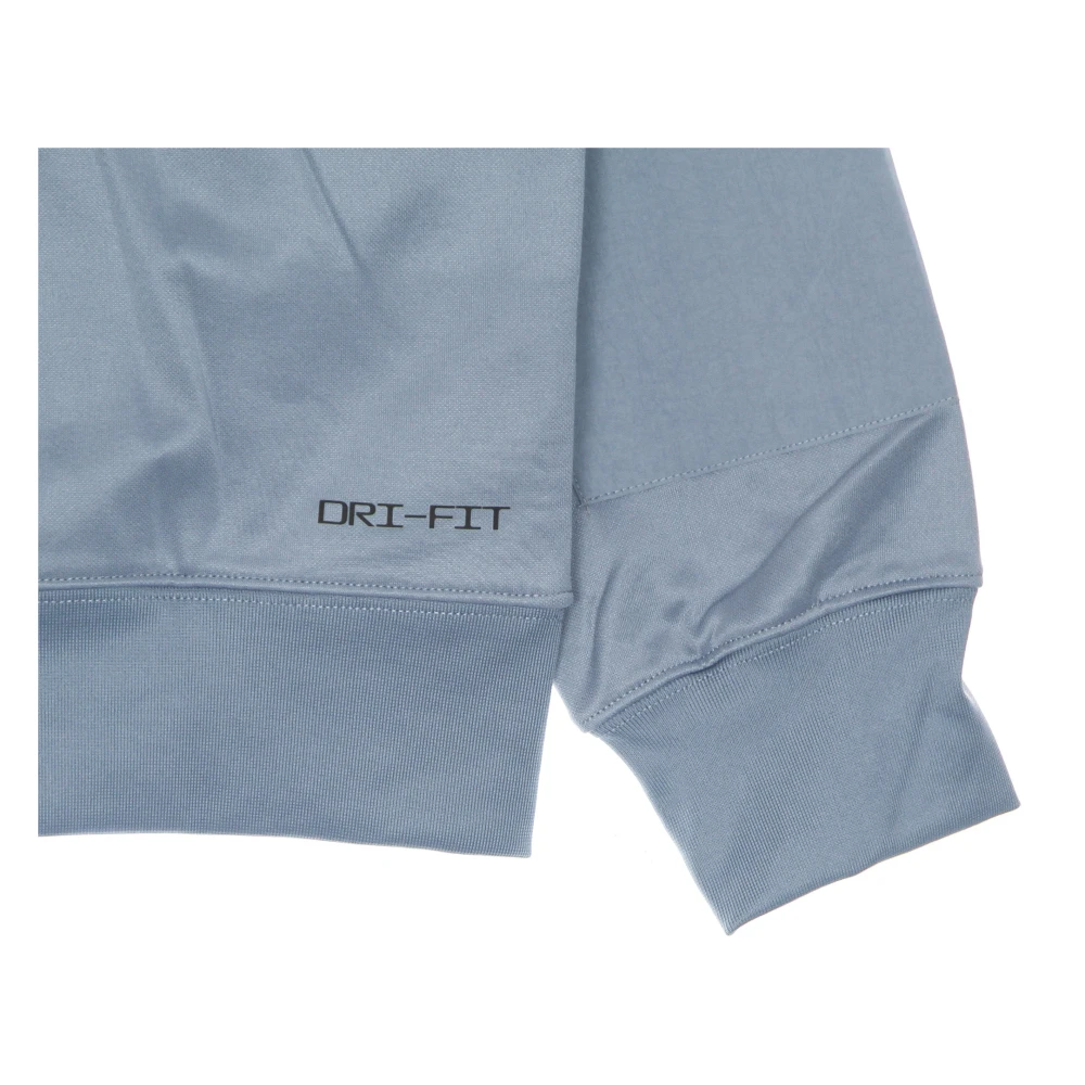 Nike Heren Dri Fit Fleece Hoodie Blue Heren