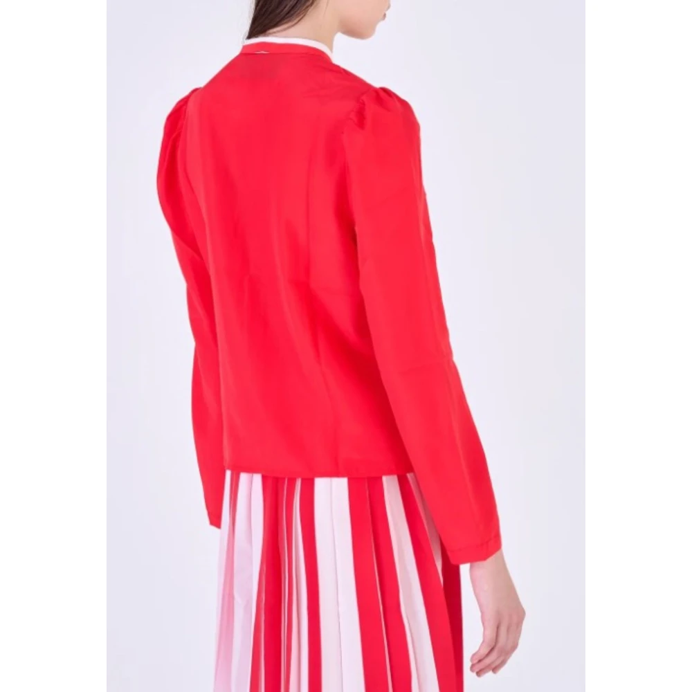 Silvian Heach Elegante Blouse voor Vrouwen Red Dames