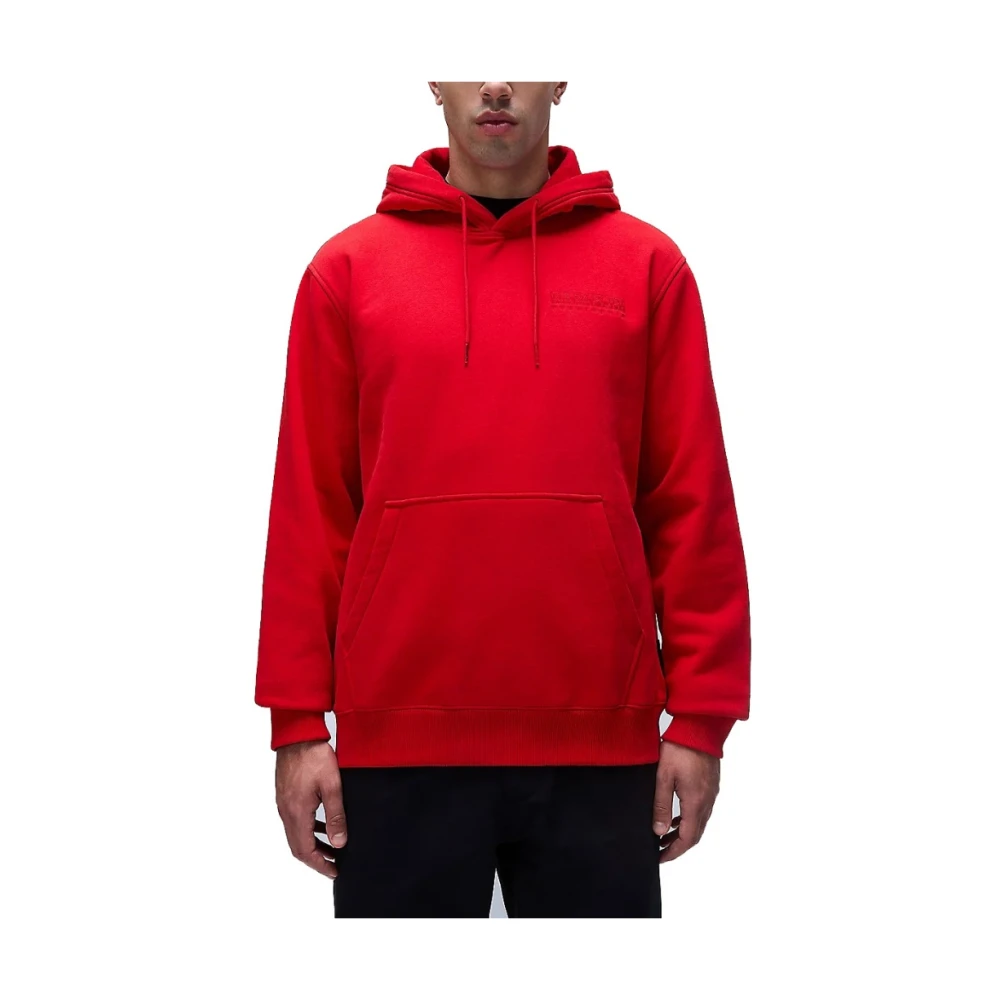 Napapijri Stijlvolle Hoodies voor Mannen Red Heren
