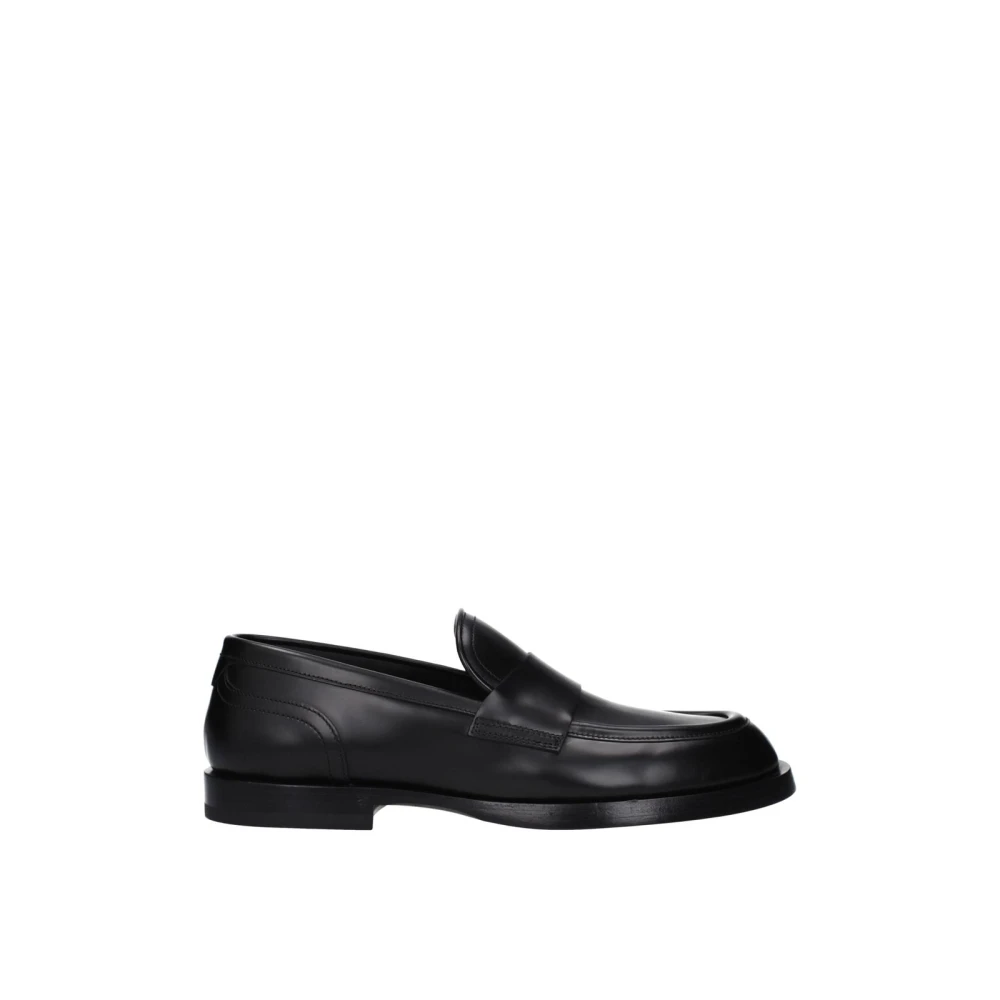 Dolce & Gabbana Black Leather Slip-On Loafers - EU43.5/US10.5 - Image 2