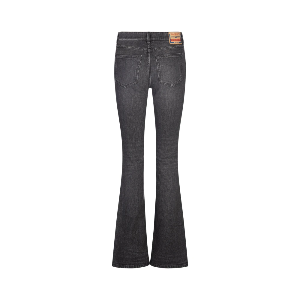Diesel Zwarte Bootcut Jeans met Bohemian Attitude Black Dames
