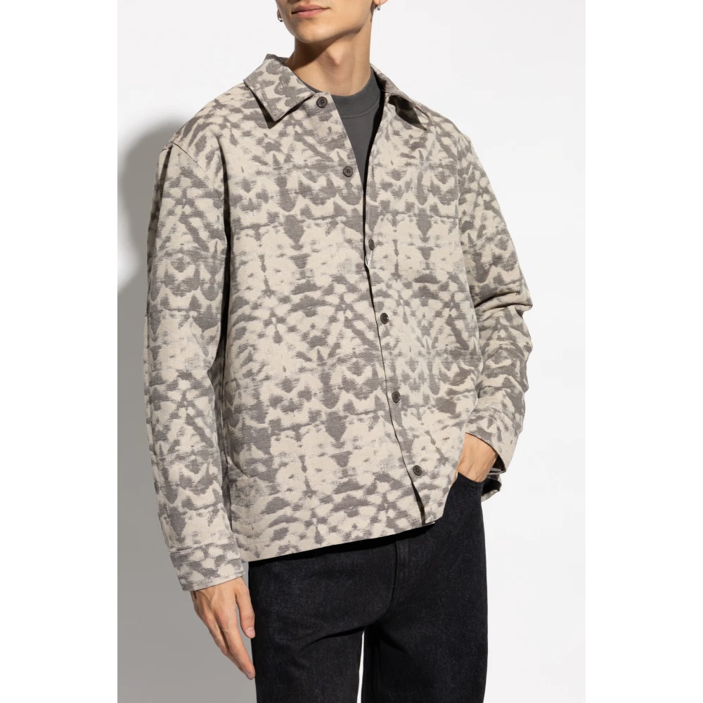 Samsøe Sacastor X overshirt 15200 Kaleidoscope Gray Heren