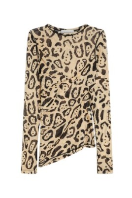 animal-print-tulle-long-sleeve-t-shirt