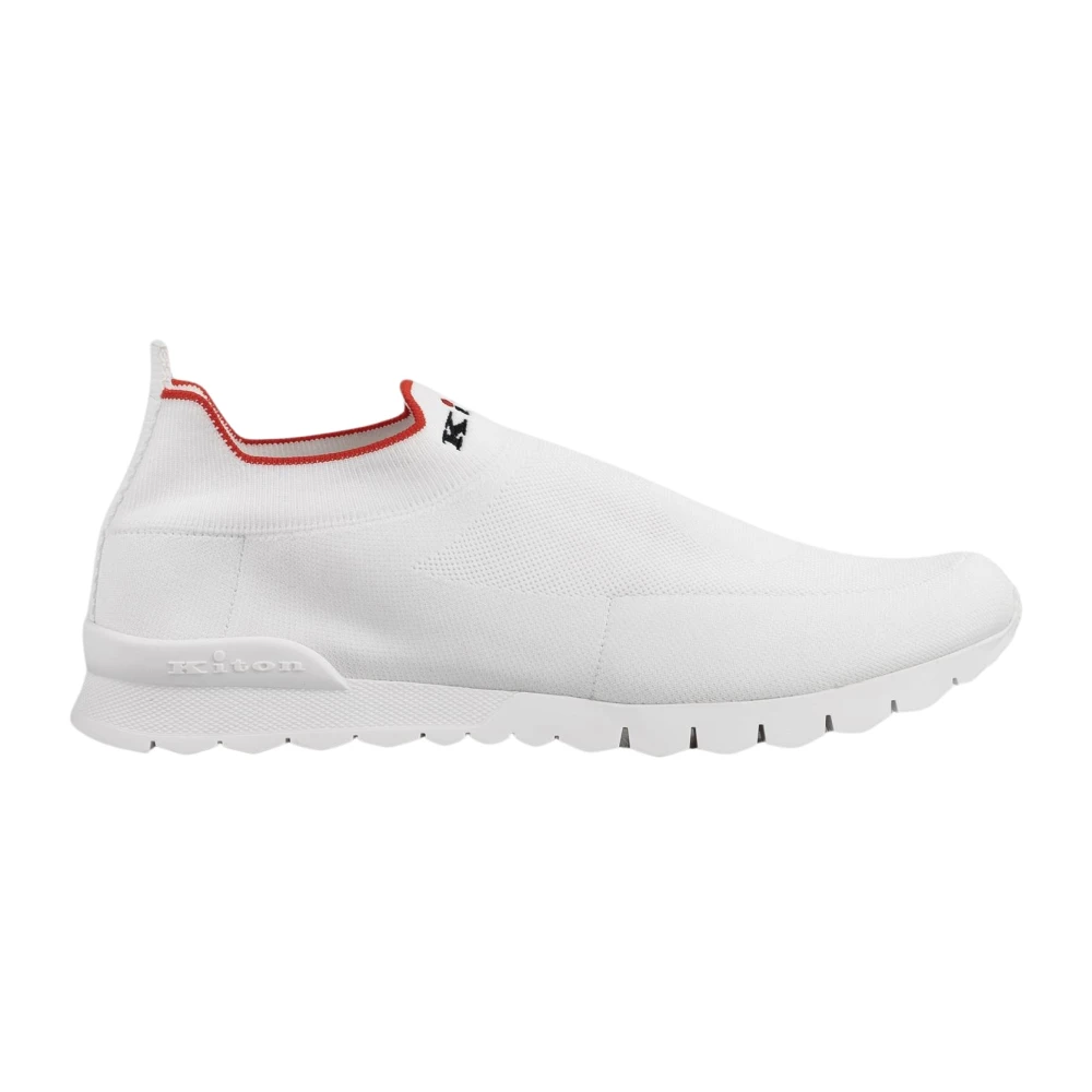 Kiton Cotton EA Sneakers Heren Schoenen Wit