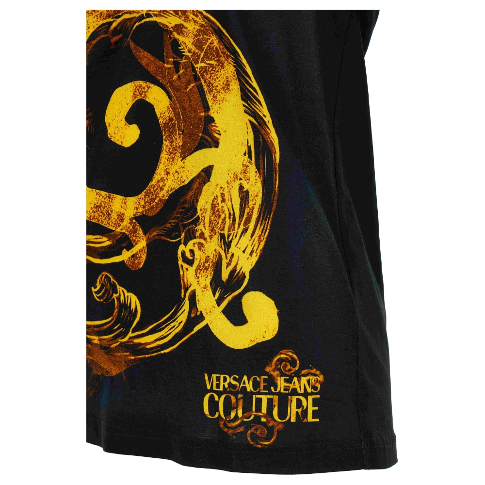 Versace Jeans Couture T-shirts en Polos Black Heren