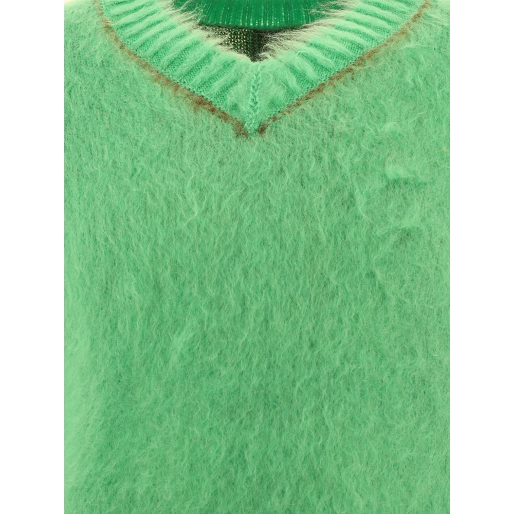 Craig Green Omkeerbare trui met geborstelde afwerking Green Heren