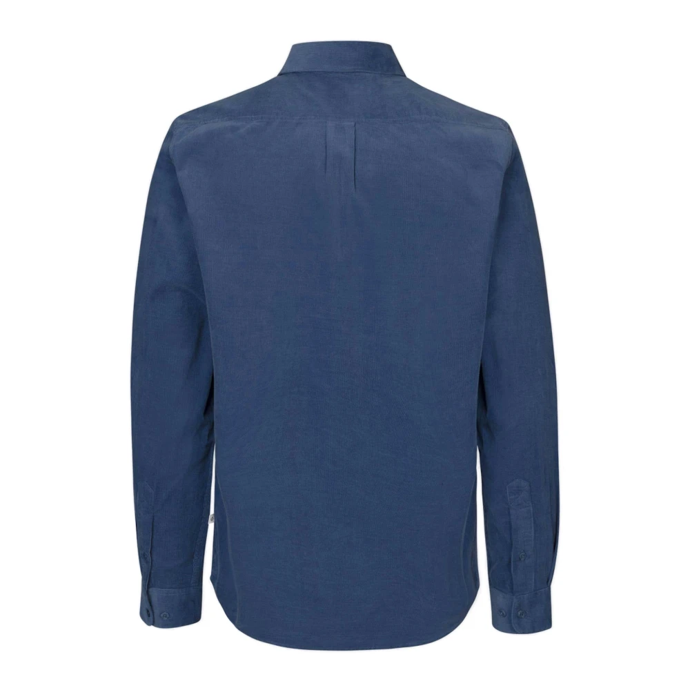 Samsøe Regular Fit Katoenen Overhemd Blue Heren