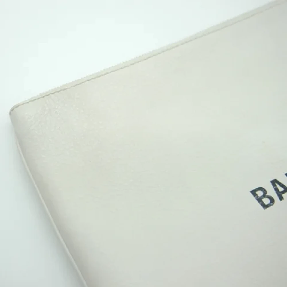 Balenciaga Vintage Pre-owned Leather balenciaga-bags White Dames