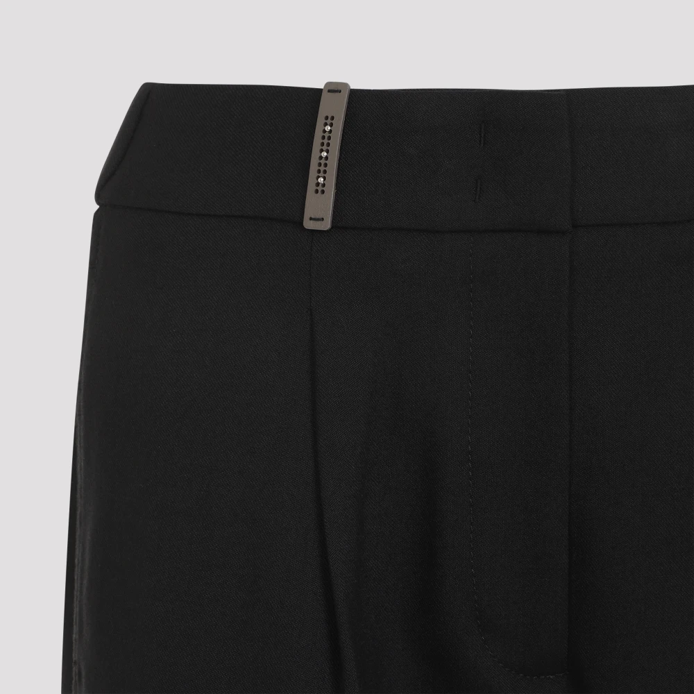 PESERICO Cargo Pants 605 Nero Black Dames