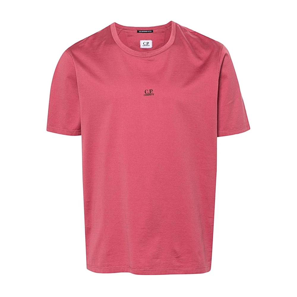 C.P. Company Casual Katoenen T-shirt Purple Heren