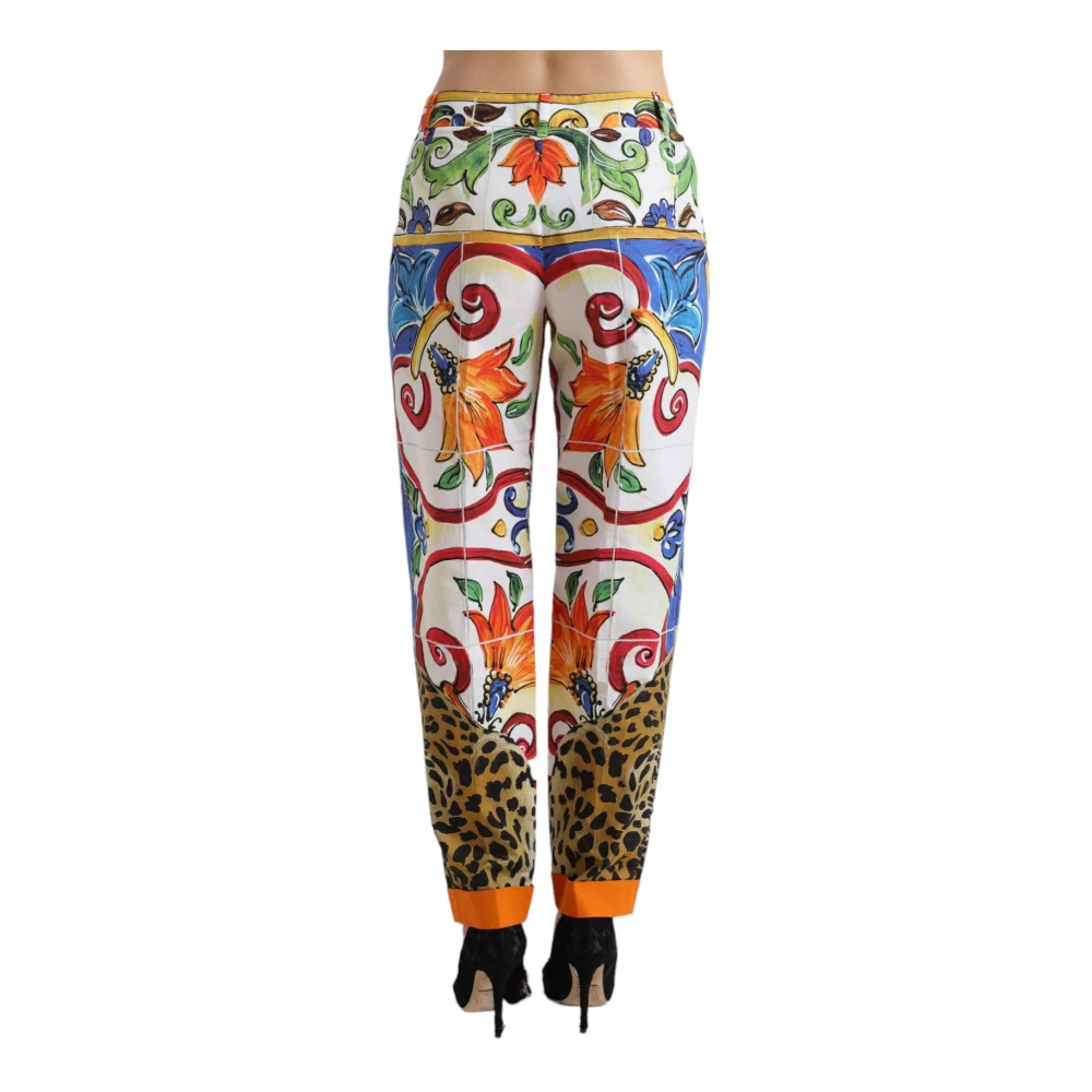 Dolce & Gabbana Slim-fit Trousers Multicolor Dames