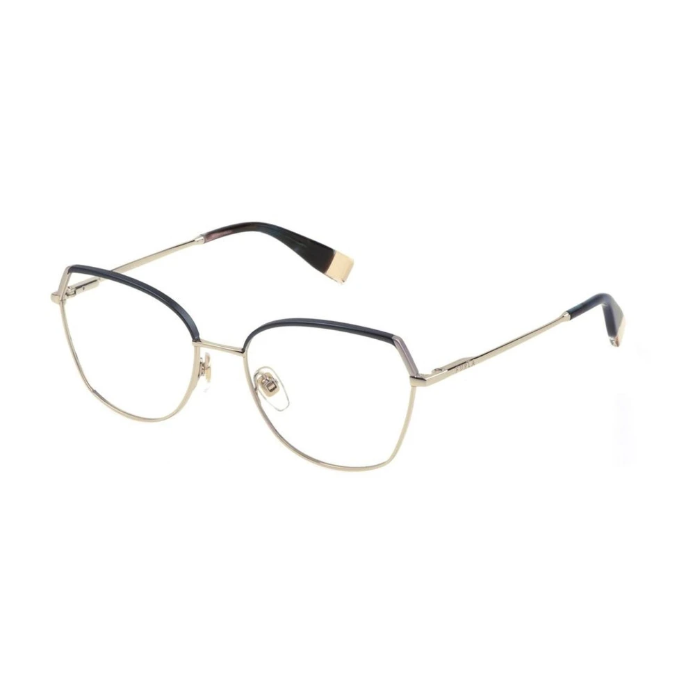 Furla Gouden Metalen Frame Horloge Yellow Dames