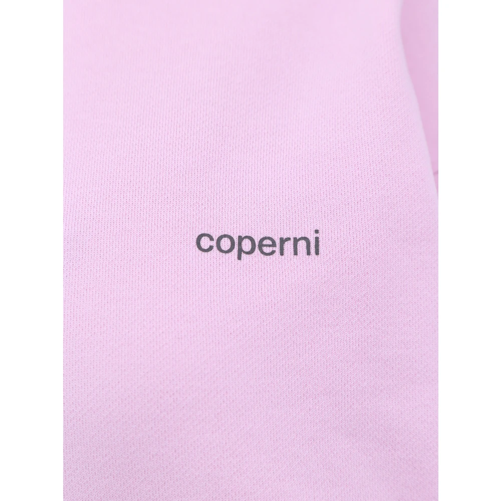 Coperni Hoodie met logo print Pink Dames