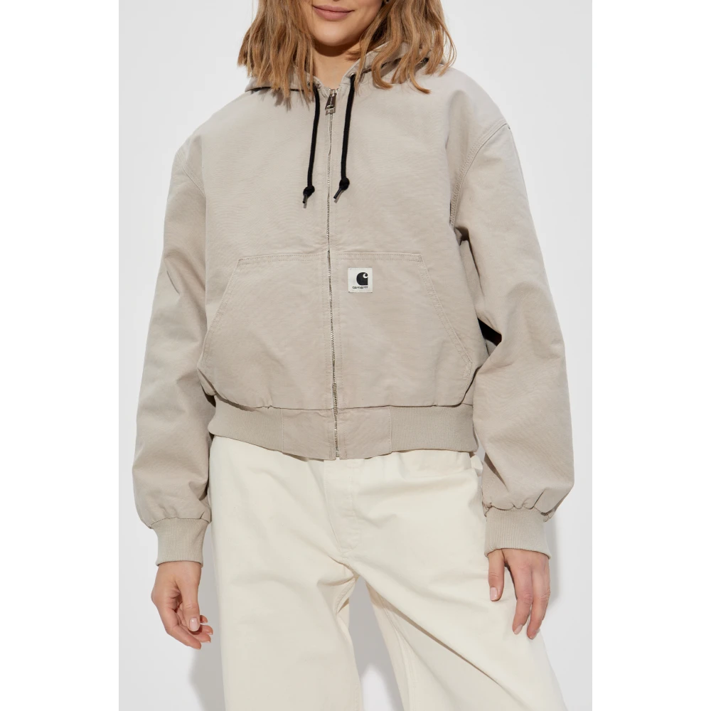 Carhartt WIP Capuchonjack Gray Dames
