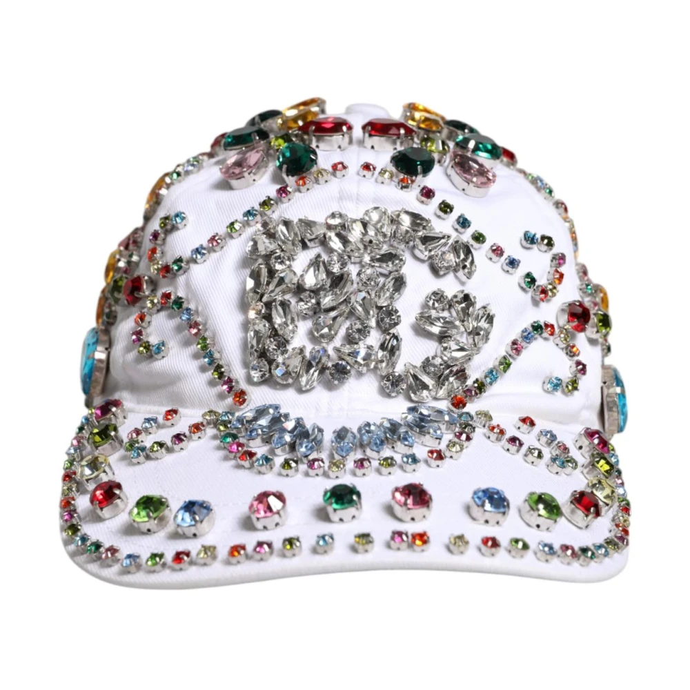 Dolce & Gabbana Men's Crystal Embellished Baseball Cap