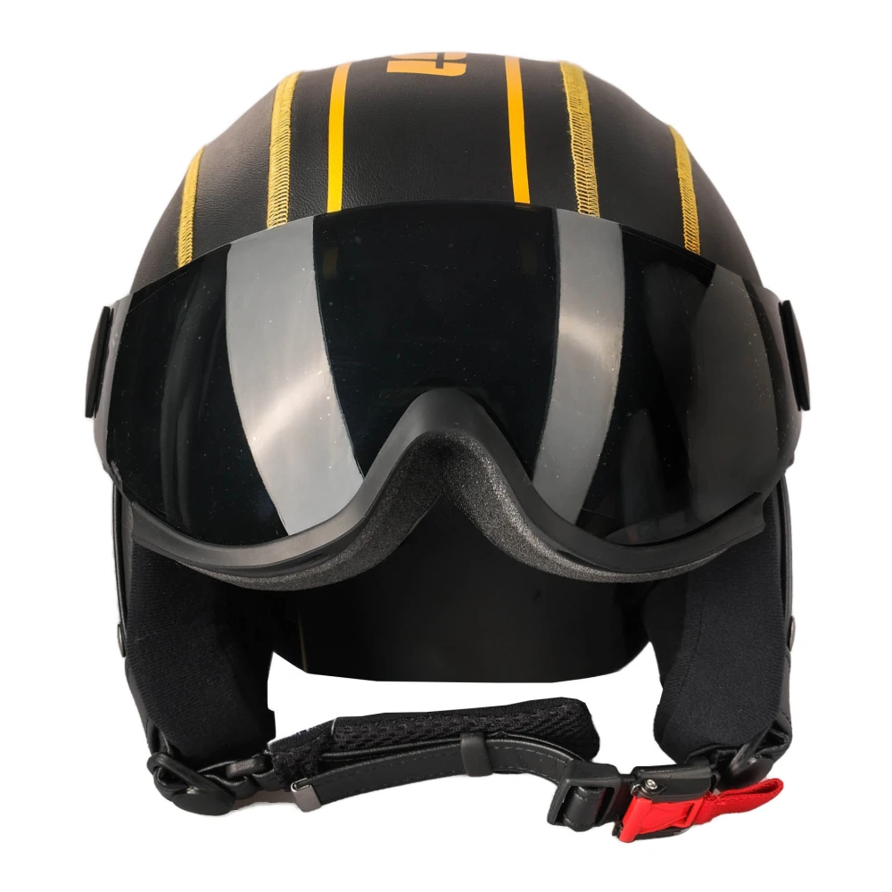 Fendi Skihelm met Logo Black Heren