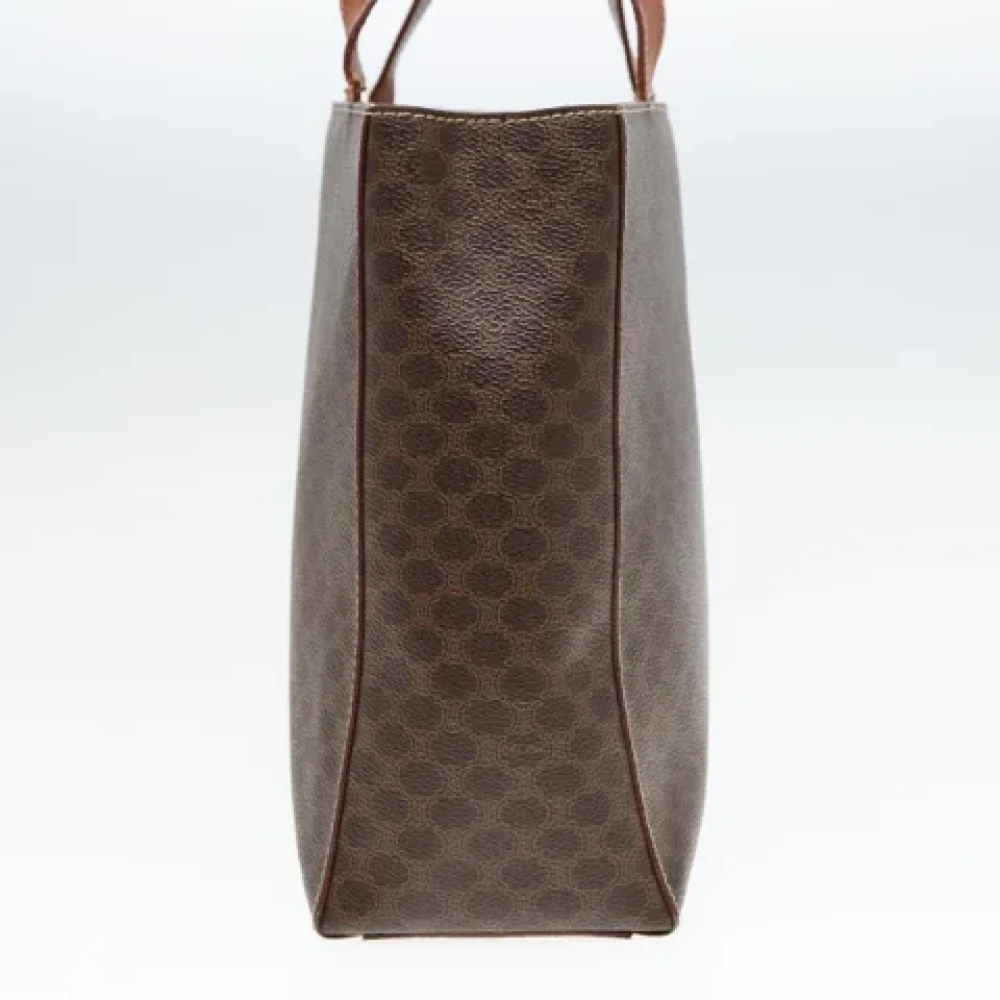 Celine Vintage Pre-owned Leather handbags Brown Dames