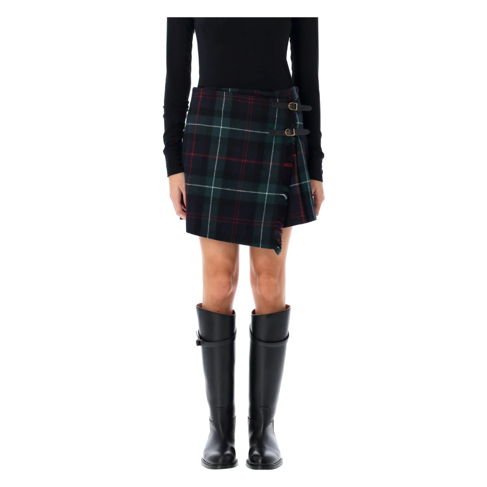 Ralph Lauren Dameskleding Rokken Tartan Aw24 Multicolor Dames