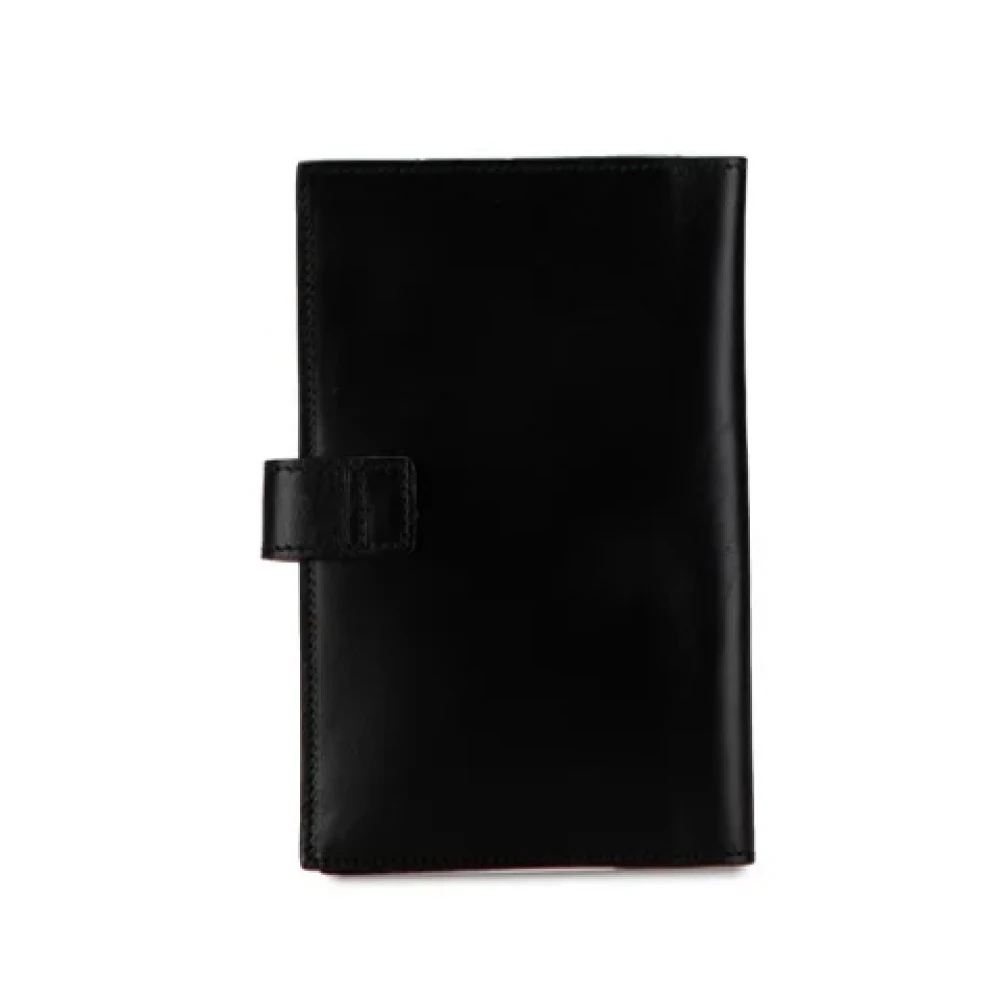 Gucci Vintage Pre-owned Leather home-office Black Dames