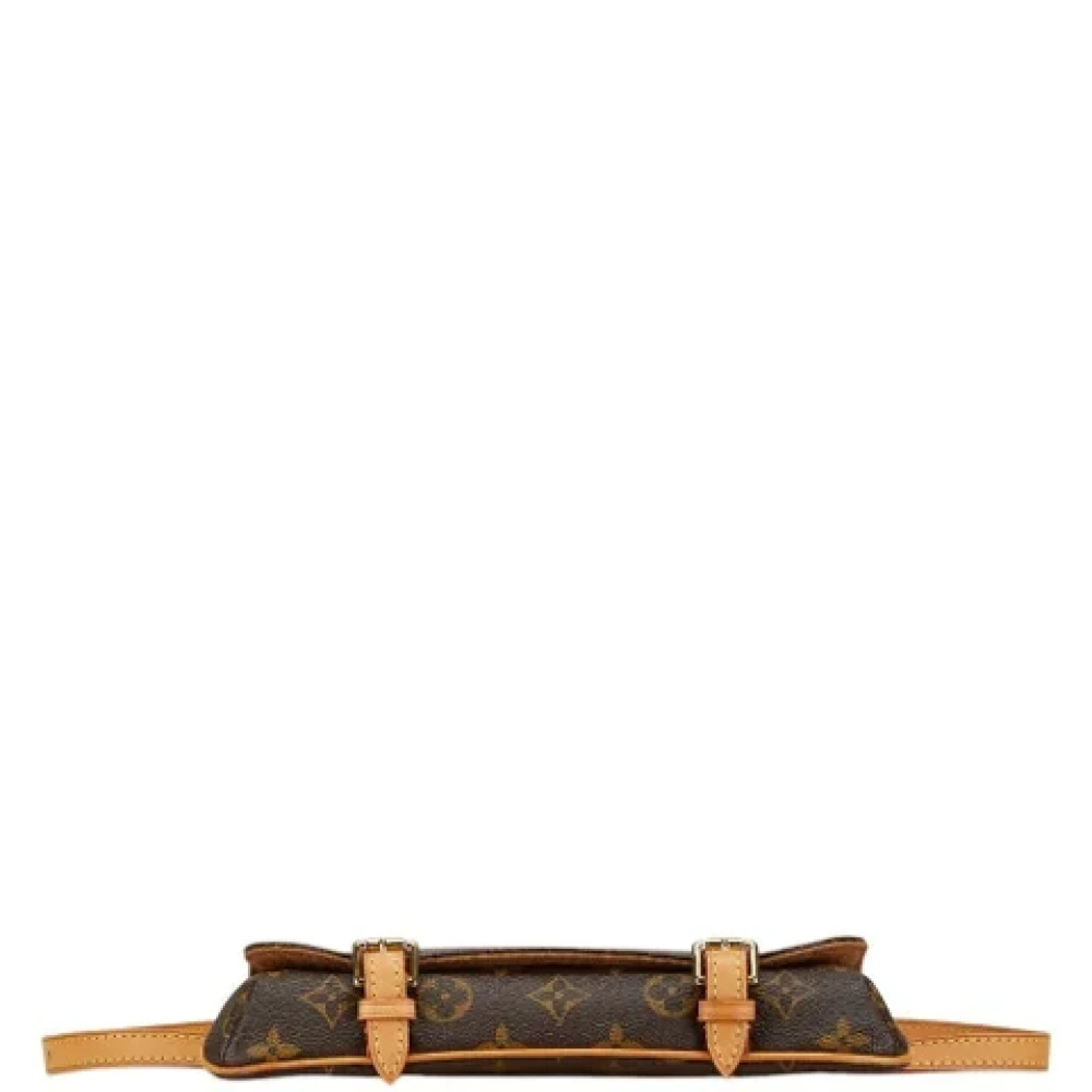 Louis Vuitton Vintage Pre-owned Leather crossbody-bags Brown Dames