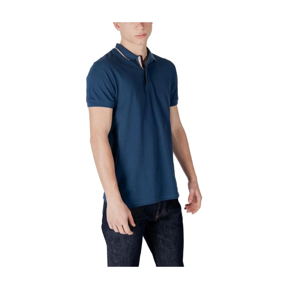 Colmar Blauw Katoenen Poloshirt Lente Zomer Collectie Blue Heren