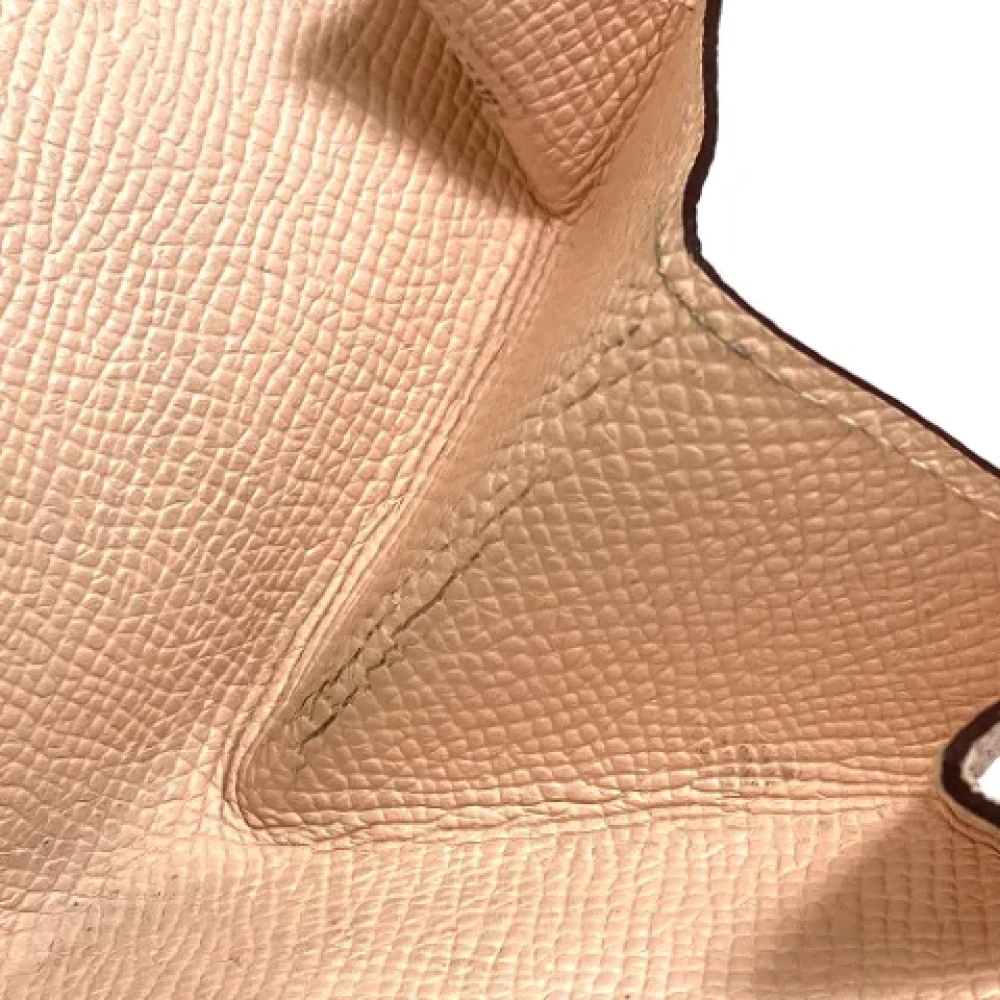 Hermès Vintage Pre-owned Leather wallets Pink Dames