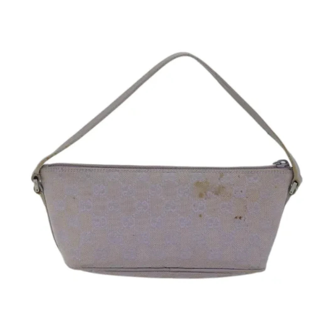 Gucci Vintage Pre-owned Canvas pouches Purple Dames