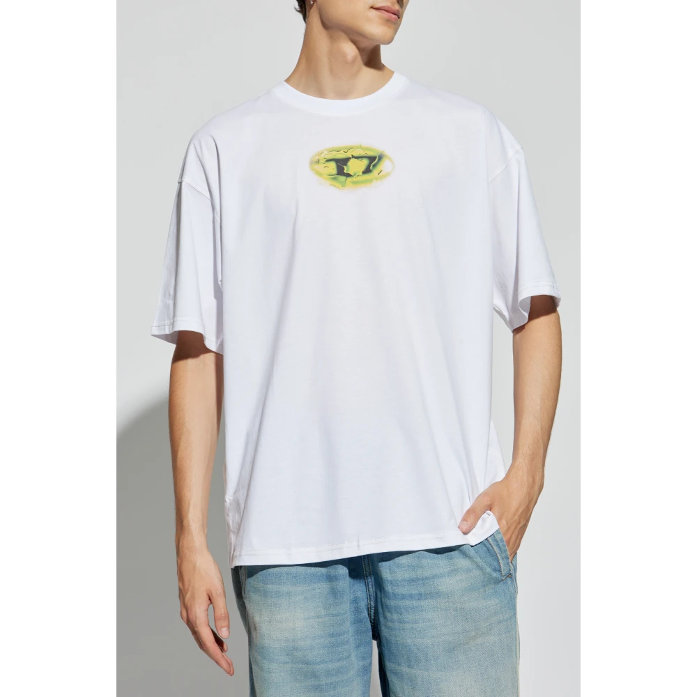 Diesel T-shirt T-Boxt-K3 White Heren