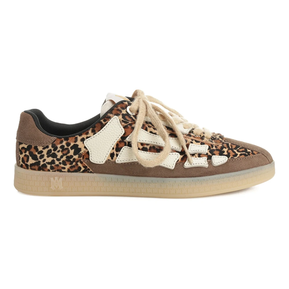 Amiri Men's Brown Sneakers, 9 Uk, Pacific Bones Trainers