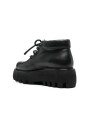 black-flat-shoes-lace-up-ankle-length