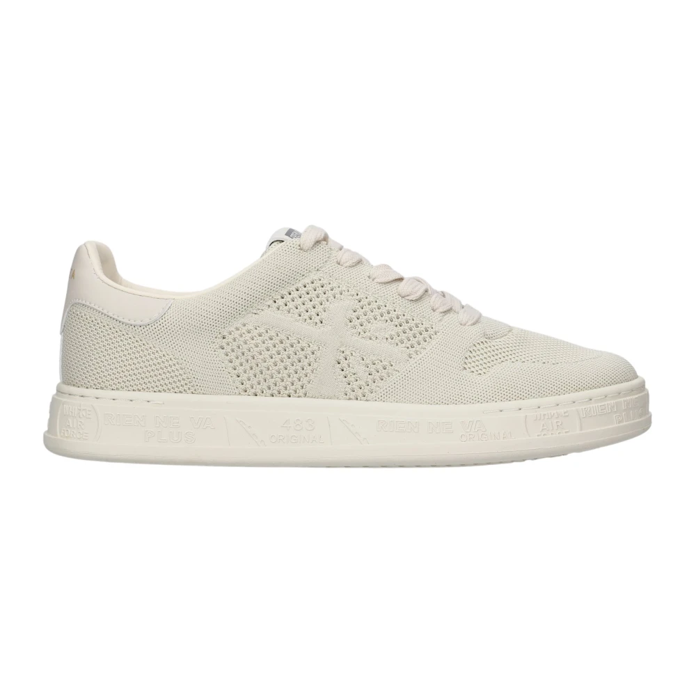 Premiata Women's White Sneakers, 5 Uk, Quinnd Trainers