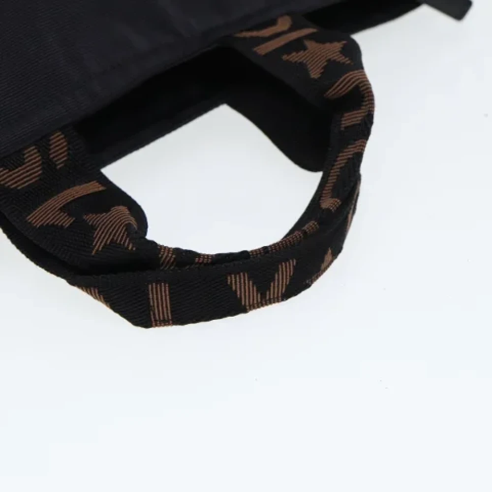 Fendi Vintage Pre-owned Canvas totes Black Dames