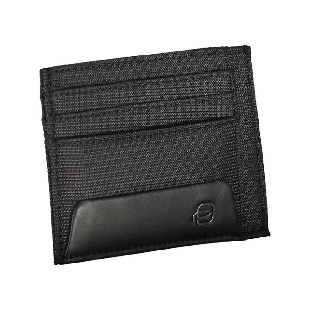 Piquadro Elegante gerecyclede kaarthouder Black Heren