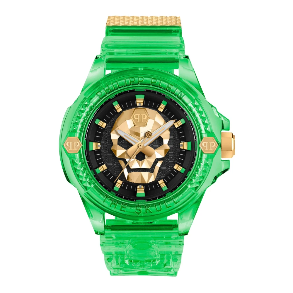Philipp Plein , Watches, Male, Green, One Size, Skull Scuba Duba Edition Watch