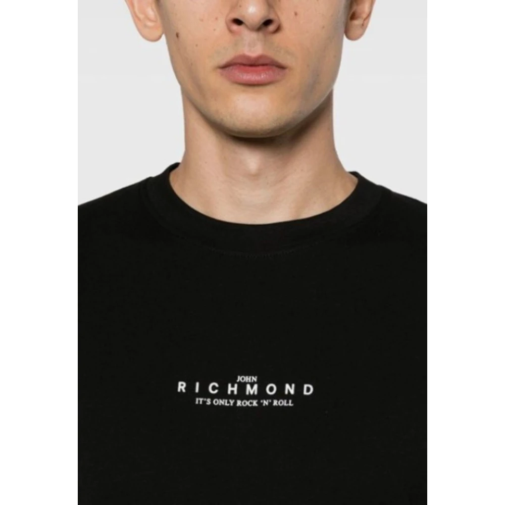 John Richmond Heren Casual T-Shirt Lakoi Black Heren