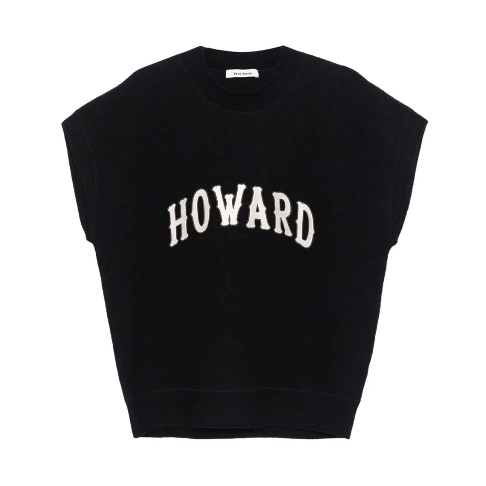Wales Bonner Howard Gebreid Vest Marineblauw Blue Heren
